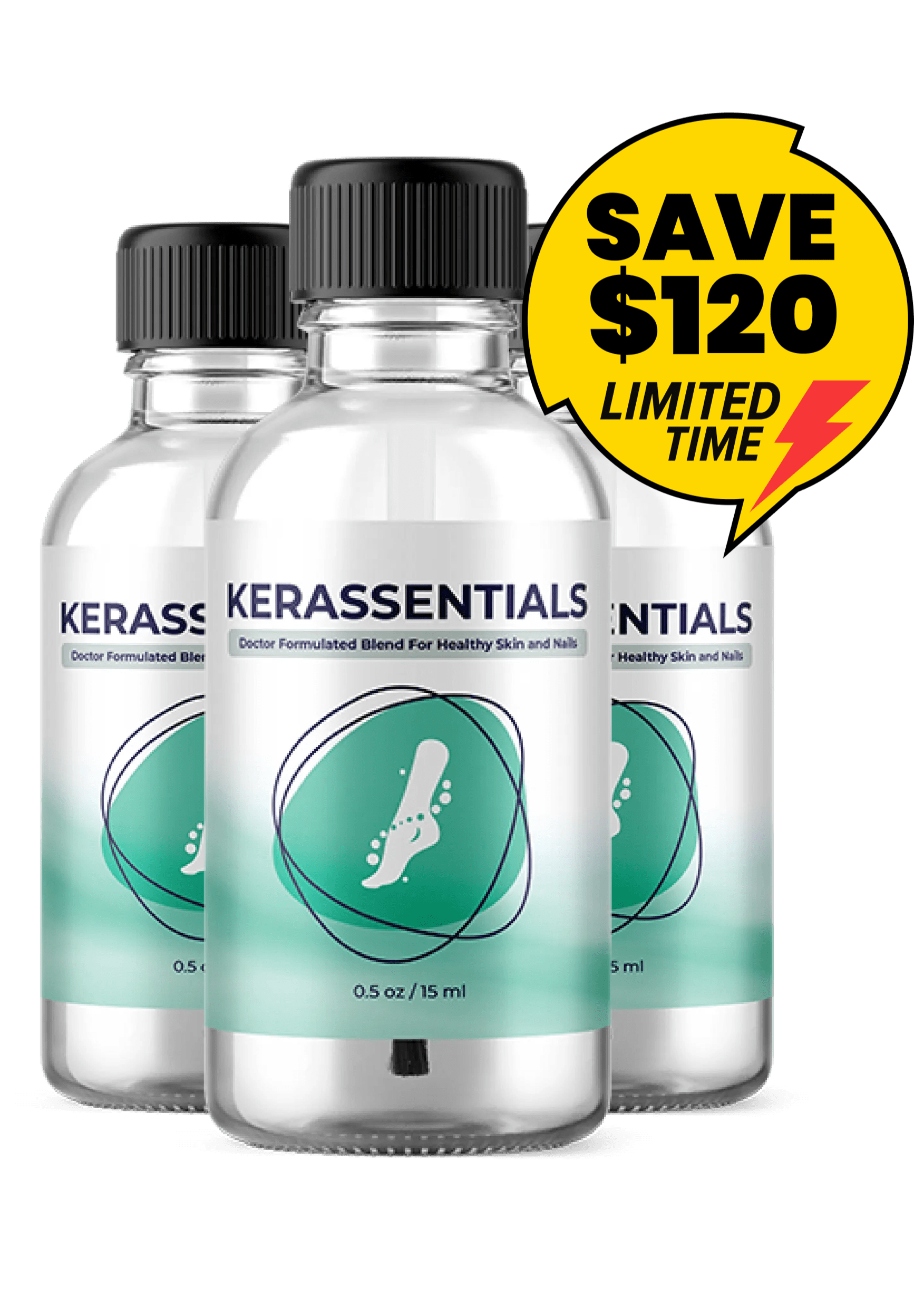 Kerassentials 3bottle best price